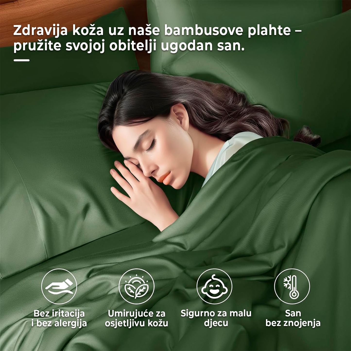 Komplet posteljine od bamb